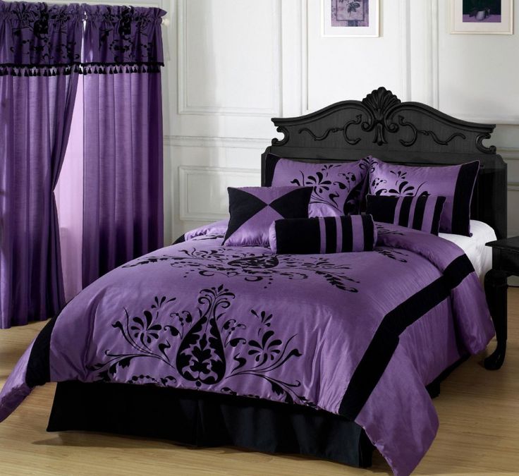 a beautiful image of amethyst purple bedroom colors