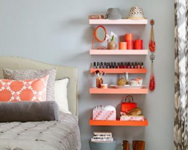 where to place shelves in the bedroom